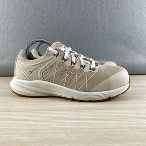 KEEN Utility Women's Low Top Lace Up‎ Work Shoes Beige Sz 8.5 EH Konnectfit